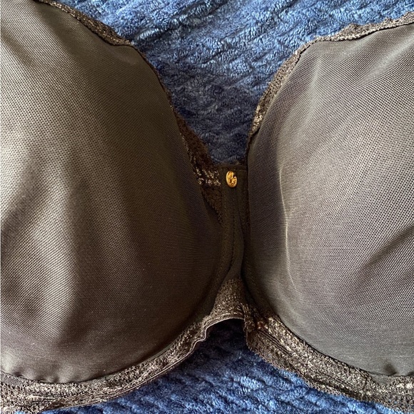 Natori Bra Black Lace Trim Bra size 40G - Picture 3 of 9